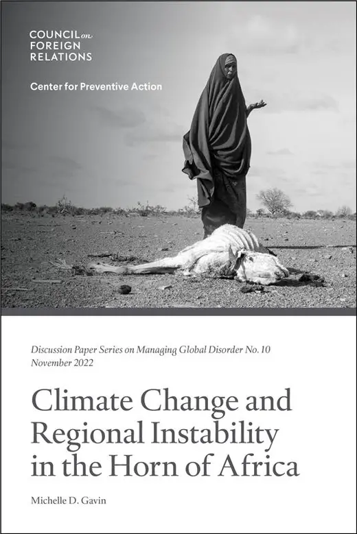 Climate Change And Regional Instability In The Horn Of Africa Council